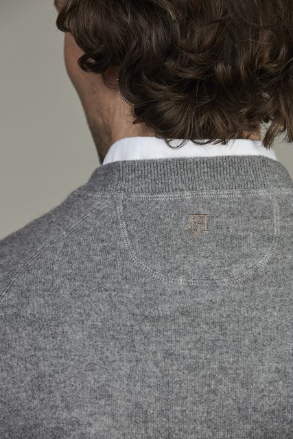 Crew Neck College Sweater