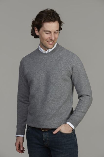 Crew Neck College Sweater