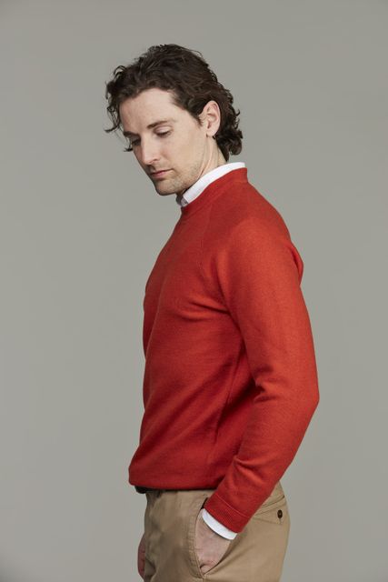 Crew Neck College Sweater