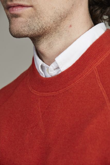 Crew Neck College Sweater