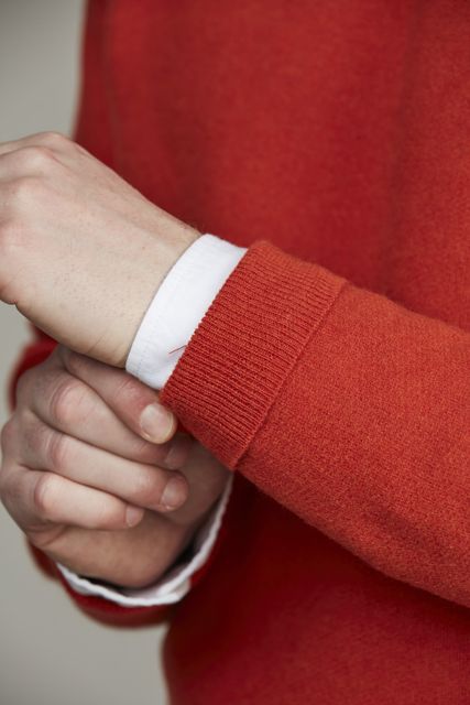 Crew Neck College Sweater