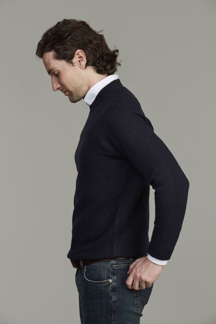 Crew Neck College Sweater