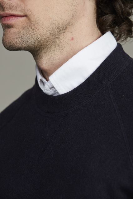 Crew Neck College Sweater