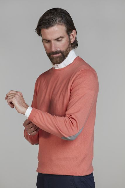 Crew Neck Knit E-Patch