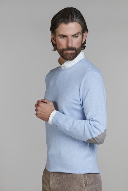 Crew Neck Knit E-Patch