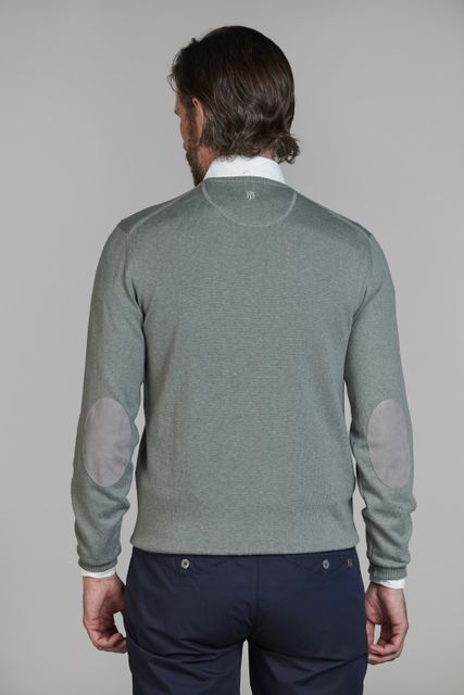 Crew Neck Knit E-Patch