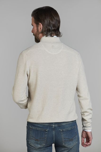 Half Zip Structure Knit