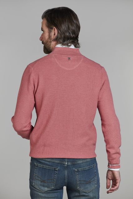 Half Zip Structure Knit