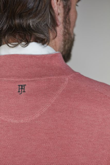 Half Zip Structure Knit