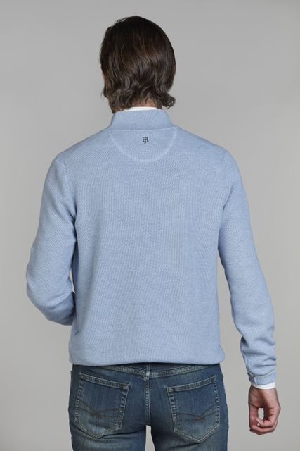Half Zip Structure Knit