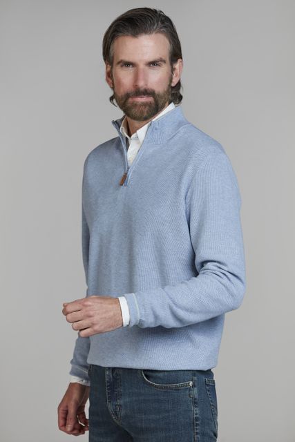 Half Zip Structure Knit