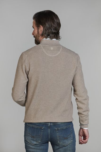 Half Zip Structure Knit