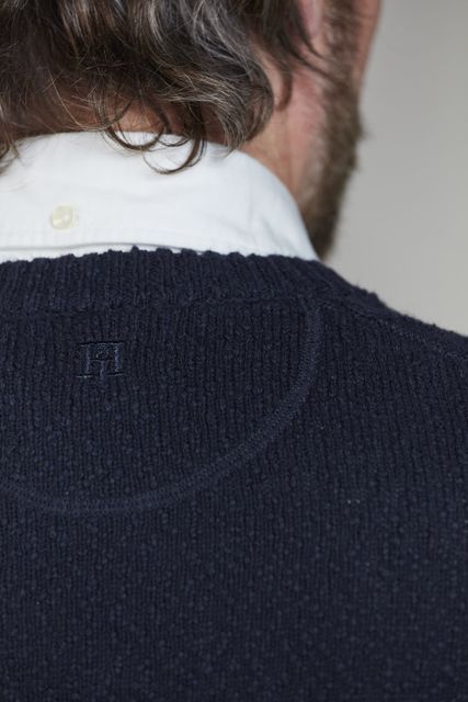 Crew Neck Cable Knit