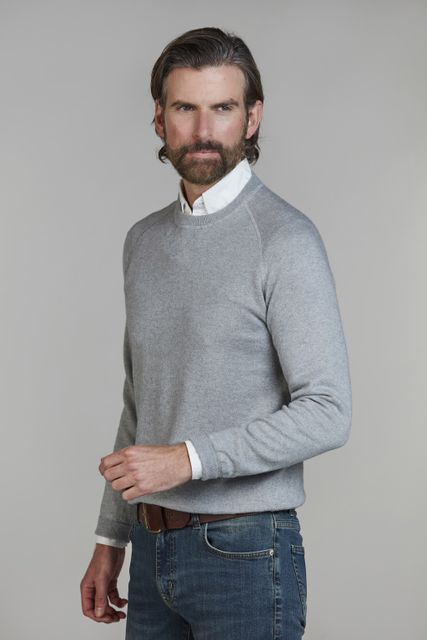 Crew Neck College Sweater