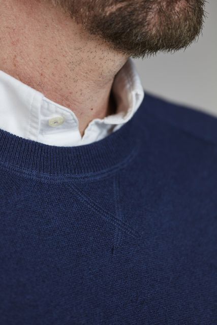 Crew Neck College Sweater