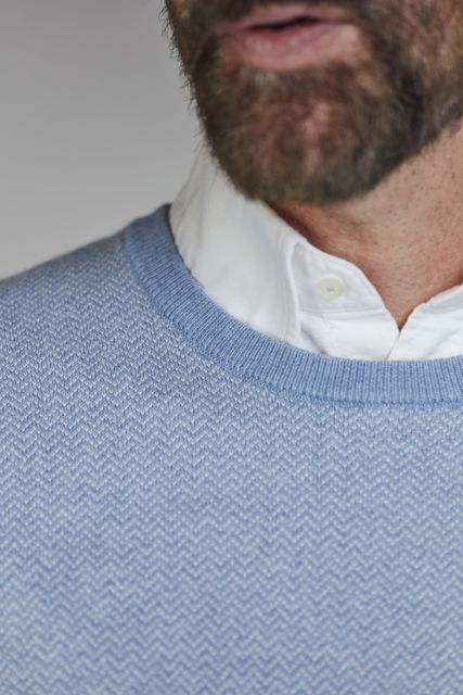 2Tone Herringbone Knit