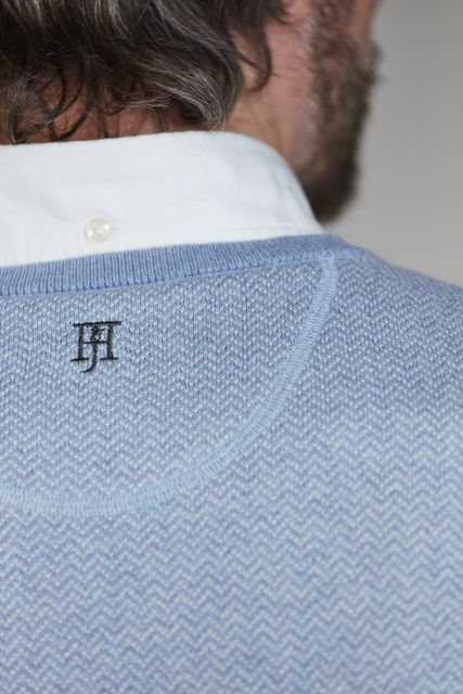2Tone Herringbone Knit