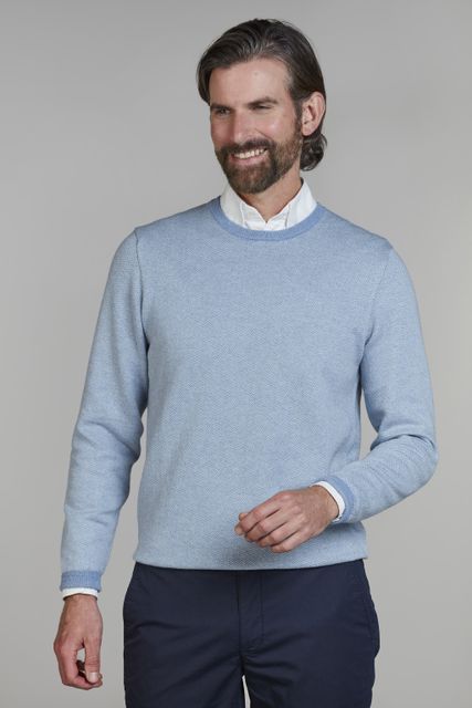 2Tone Herringbone Knit