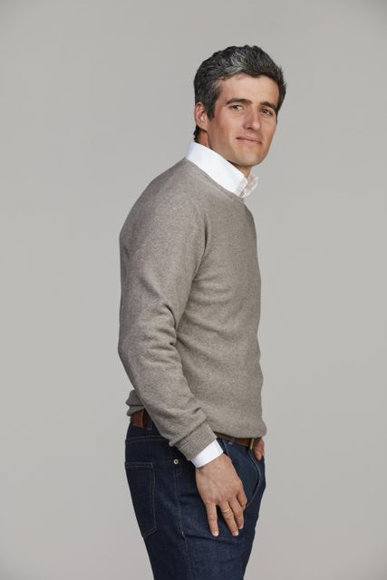 Merino Crew Neck Structure Knit