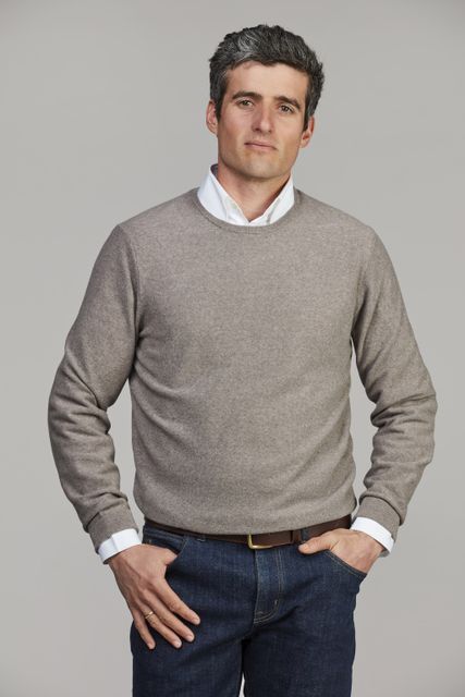 Merino Crew Neck Structure Knit