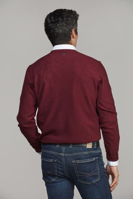 Merino Crew Neck Structure Knit