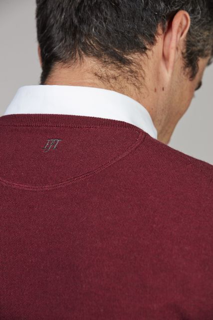 Merino Crew Neck Structure Knit