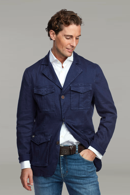 MARANELLO LINEN MIX JACKET