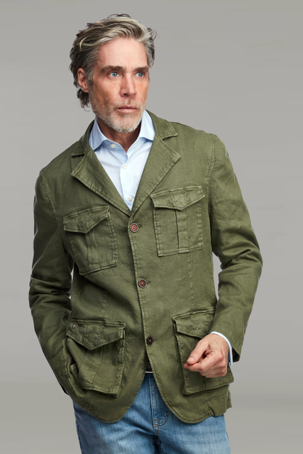 MARANELLO LINEN MIX JACKET MARANELLO LINEN MIX JACKET