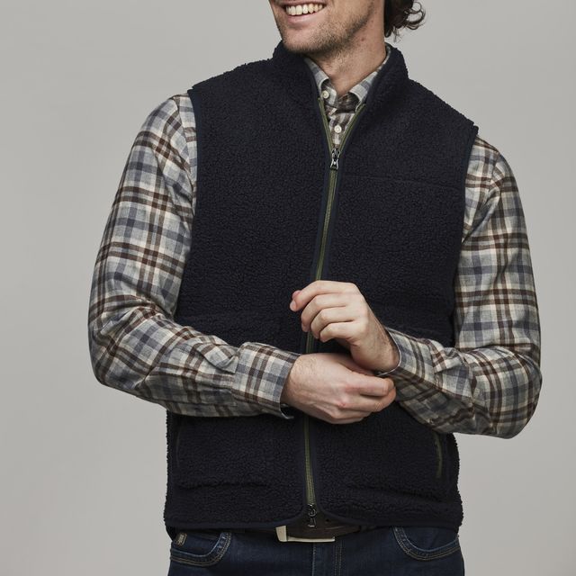 PILE FLEECE VEST