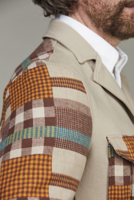 Safari patchwork jacket Safari patchwork jacket