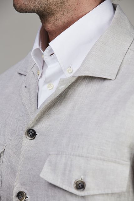 Linen Twill "Shacket" Linen Twill "Shacket"