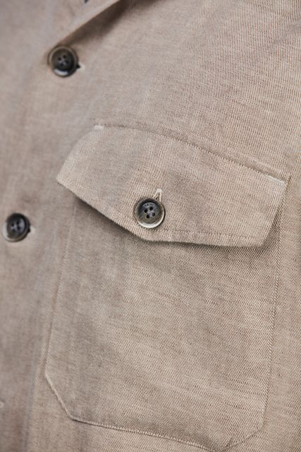 Linen Twill "Shacket" Linen Twill "Shacket"