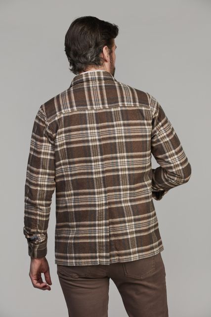 Herringbone Check Overshirt