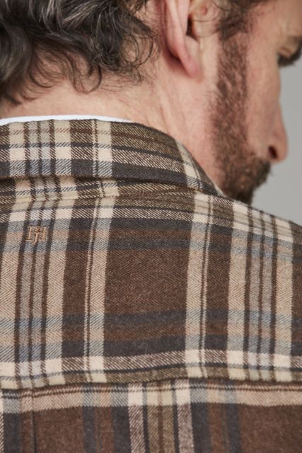 Herringbone Check Overshirt