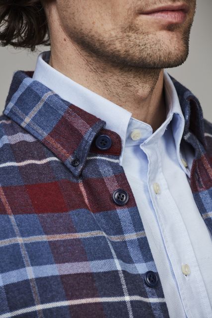 Lumberjack check flannel comfort shirt