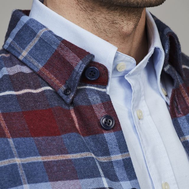 Lumberjack check flannel comfort shirt