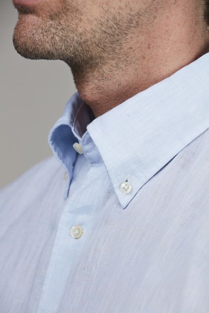 Refine short sl linen shirt Refine short sl linen shirt