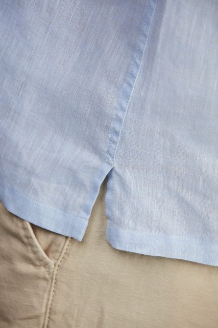 Refine short sl linen shirt Refine short sl linen shirt