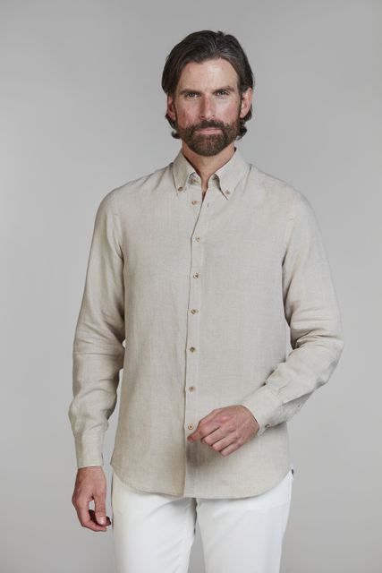 Classic Linen Shirt Classic Linen Shirt SAND
