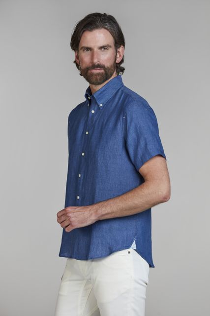Short Sleeve Linen Shirt