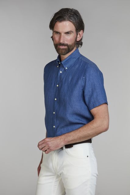 Short Sleeve Linen Shirt