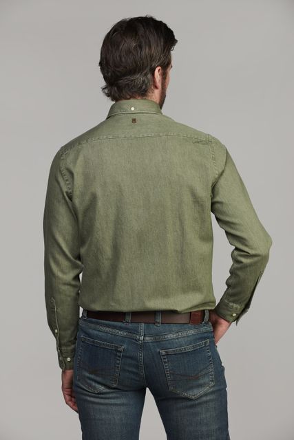 Zac Clrd Twill Denim Shirt