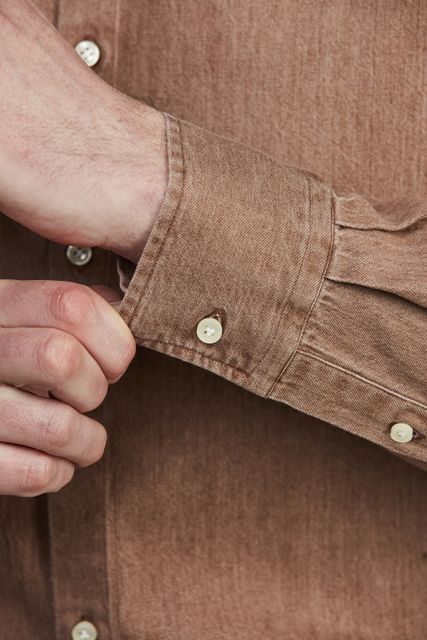 Zac Clrd Twill Denim Shirt