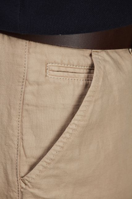 Cotton linen shorts