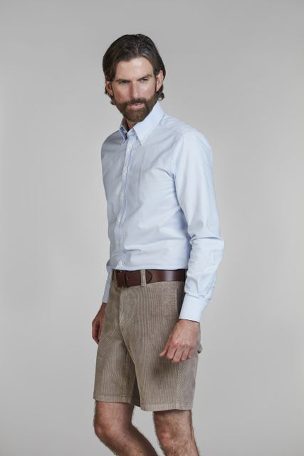 Washed 8W Cord Shorts