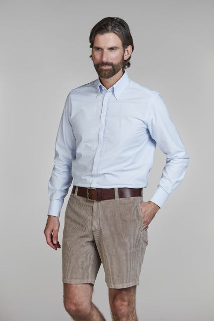 Washed 8W Cord Shorts