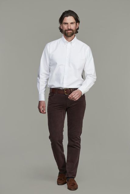 5-pkt cut'n sew Twill cord DARK RED