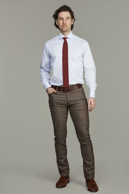 5-pkt Merano cashmere blend BROWN