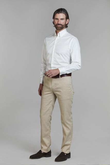 Cotton/Linen Stretch Chino
