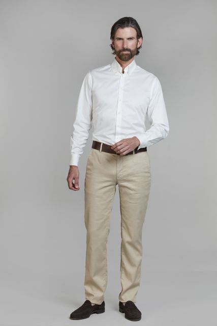 Cotton/Linen Stretch Chino